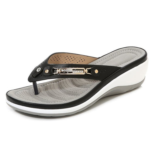 🔥Last day 49% OFF🔥- Women's Arch Support Soft Cushion Flip Flops Thong Sandals Slippers