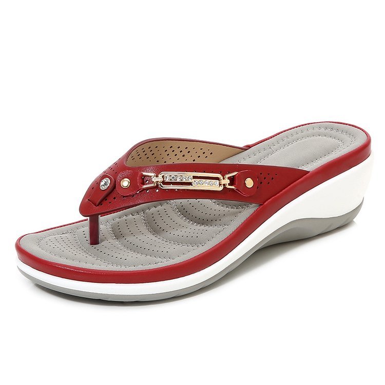 🔥Last day 49% OFF🔥- Women's Arch Support Soft Cushion Flip Flops Thong Sandals Slippers