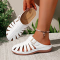 Women's Closed-Toe Stylish and Easy Hollow Design Mules